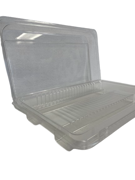 thin tray and lid white